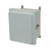 AM1084RL 10x8x4 NEMA 4X Fiberglass Enclosure w/ Raised Quick-Release Latch Hinged Cover