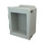 AMU2060TWF 20x16x10 NEMA 4X Fiberglass Enclosure w/ Twist Latch Hinged Cover Window Flange Mount