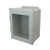 AMU2060WF 20x16x10 NEMA 4X Fiberglass Enclosure w/ Lift-Off Screw Cover Window Flange Mount
