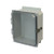 AMU1084CCLF 10x8x4 NEMA 4X Fiberglass Enclosure w/ Quick-Release Latch Clear Hinged Cover Flange Mount