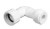 3/4" x 3/4" PVC Hose Elbow - FHT Swivel x MIPT (513-008)