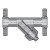 2" Spears Clear PVC Y-Strainer - FLG - EPDM - SS8 Mesh (YS23S8-020CL)