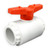 2-1/2" Flui-PRO PVC Compact Ball Valve - White / Socket (FP-WS-025)