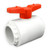 3" Flui-PRO PVC Compact Ball Valve - White / Socket (FP-WS-030)