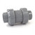 2" Flui-Pro PVC Ball Check Valve - Socket & Threaded Ends - Viton
