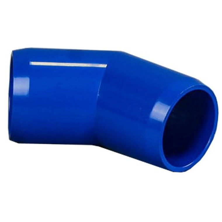 Blue 3/4" Furniture Fitting 45 Elbow (FF-45-007-BLUE)