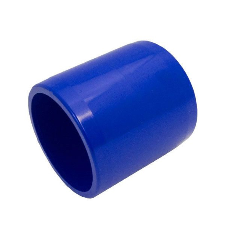 Blue 1-1/4" Furniture Fitting External Coupling (FF-CO-012-BLUE)