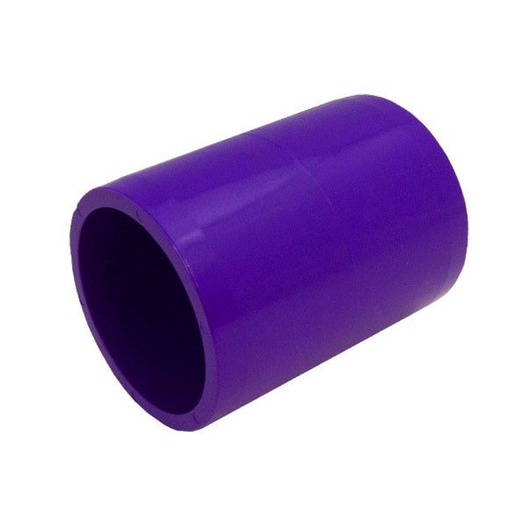 Purple 1" Furniture Fitting External Coupling (FF-CO-010-PURPLE)