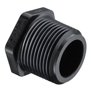 3/4" Black Sch 40 PVC Plug - MIPT 450-007B