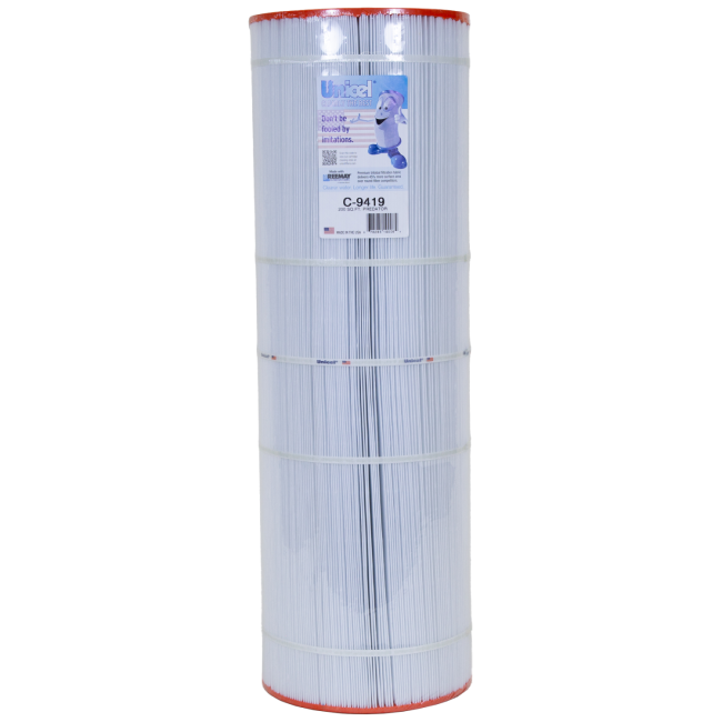 Unicel C-9419 9000 Series 31-1/8 in x 10-1/16 in Pleated Filter Cartridge 200 sq.ft.