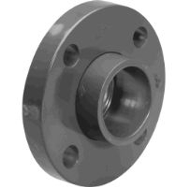 1 1/2" PVC Flange, Schedule 80, Loose Ring, Slip