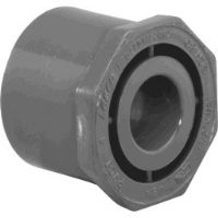 2" x 1" Reducer Bushing Spig x Slip CPVC Fitting Schedule 80