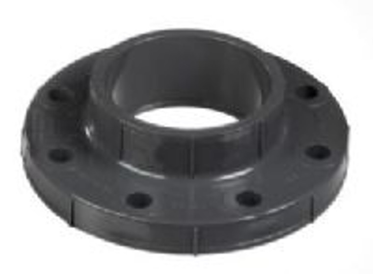 4" CPVC Flange, Schedule 80, Solid Style, Slip