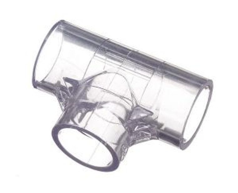 1/2" Tee Slip x Slip x Slip Clear PVC Pipe Fittings Schedule 40