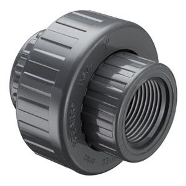1-1/2" Schedule 80 PVC (FPT x FPT) Union 858-015