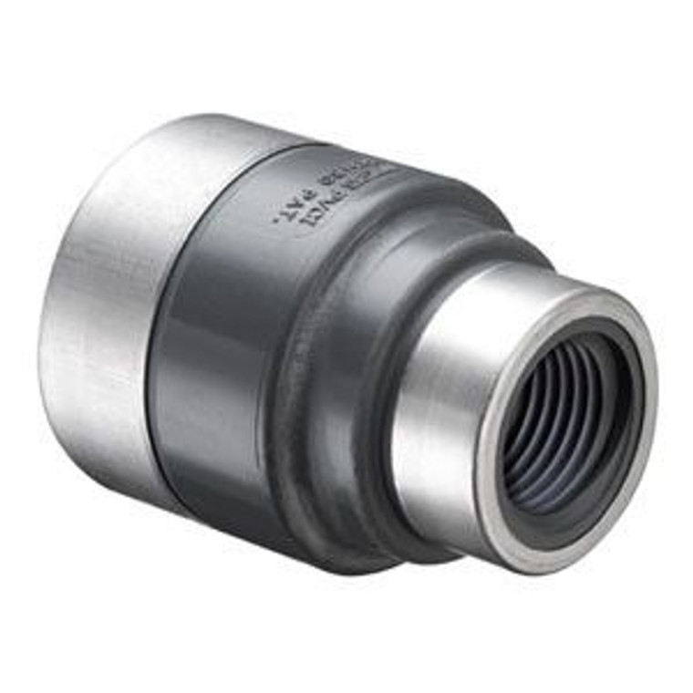 1" x 1/2" Schedule 80 Coupling Special Reinforced (FPT) 830-130SR 1" x 1/2" Schedule 80 Coupling Special Reinforced (FPT) 830-130SR