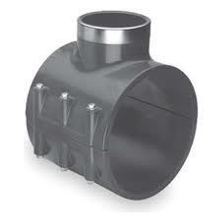 8" x 3/4" Schedule 80 PVC Saddle Clamp - Threaded 867-574SR