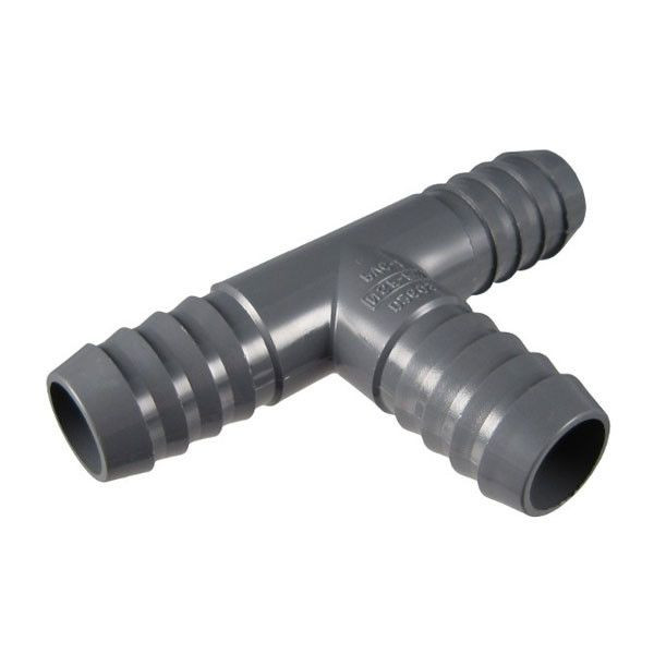 3" PVC Barbed Insert Tee 1401-030