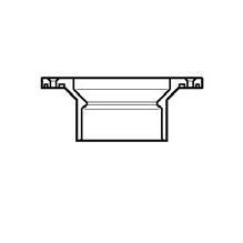 4" x 3" DWV PVC Closet Flange w/ Stop P800S-422