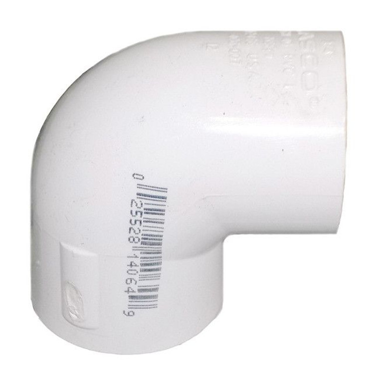 10" Sch 40 PVC 90 Elbow Soc 406-100F