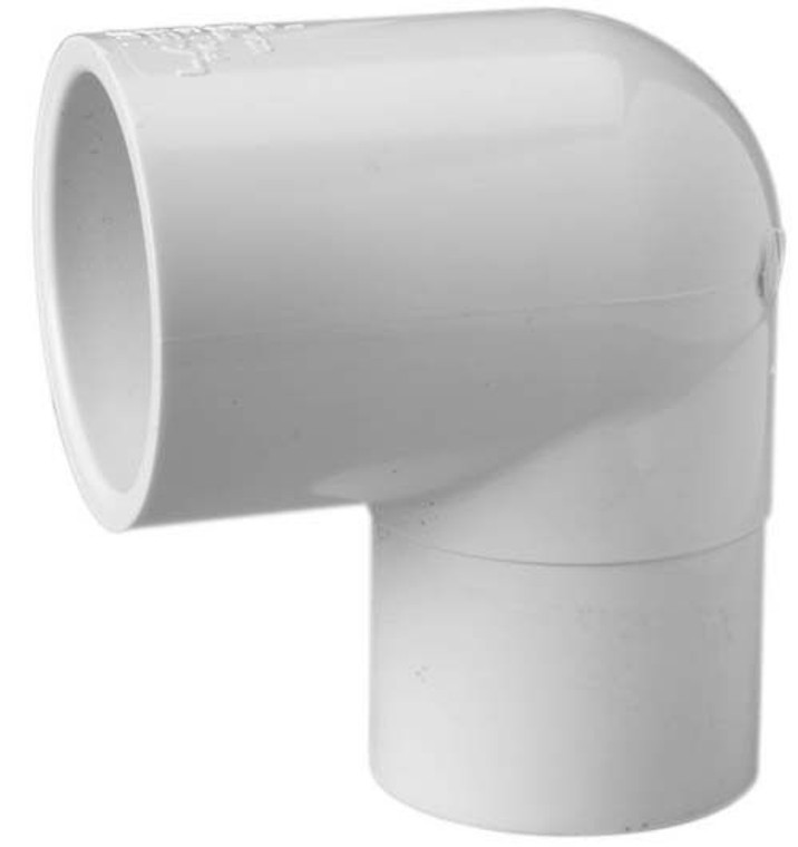 10" Sch 40 PVC 90 Street Elbow - Spig x Soc 409-100
