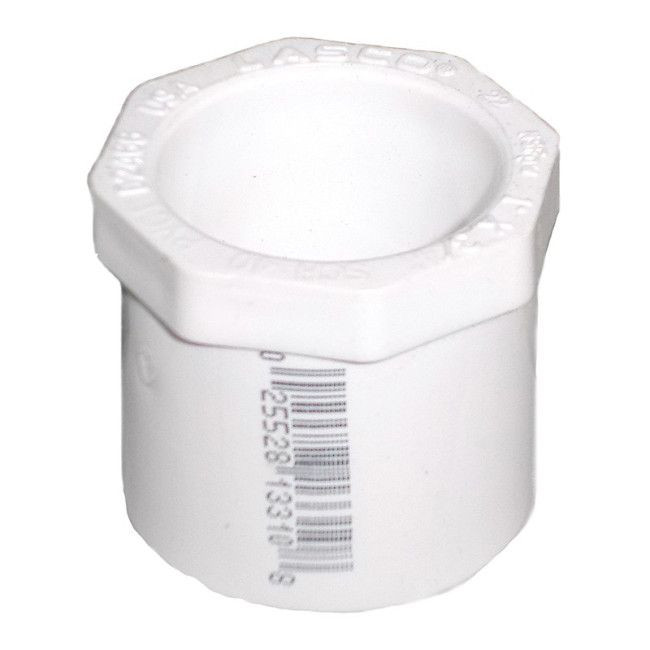 20" x 6" Sch 40 PVC Reducer Bushing Flush Style - Spig x Soc 437-816F