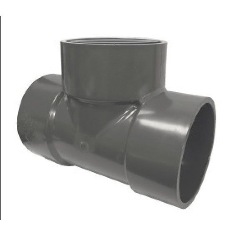 10" x 8" Sch 80 PVC Reducing Tee - Soc 801-628F