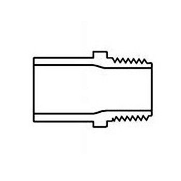 1/2" Sch 80 PVC Spigot Male Adapter - Spig x MPT 861-005