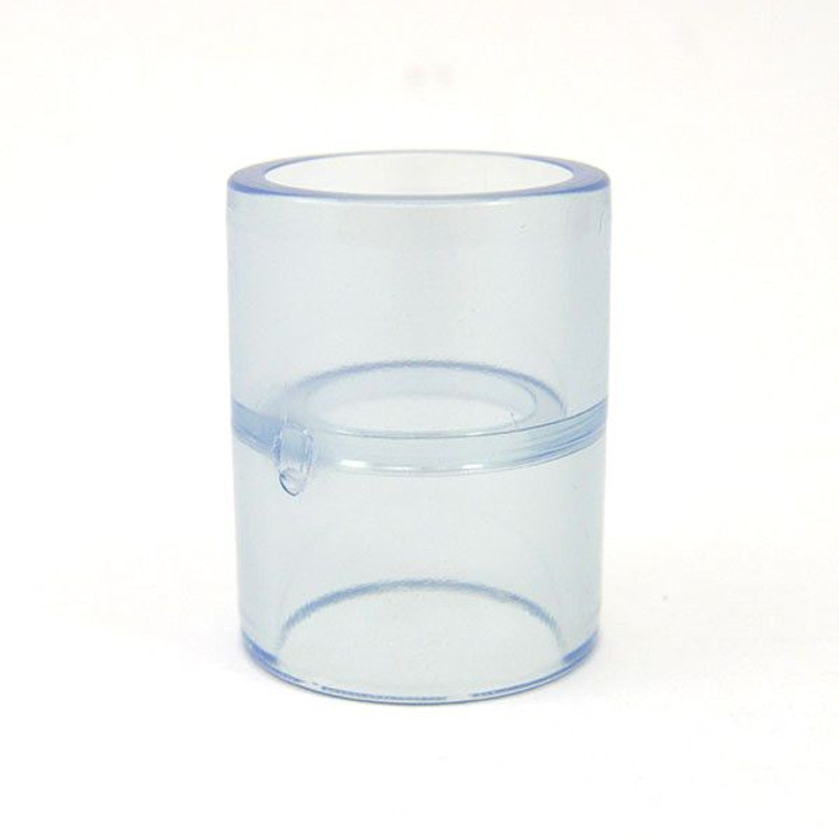 3/4" Clear PVC External Coupling (DC-CO-007)