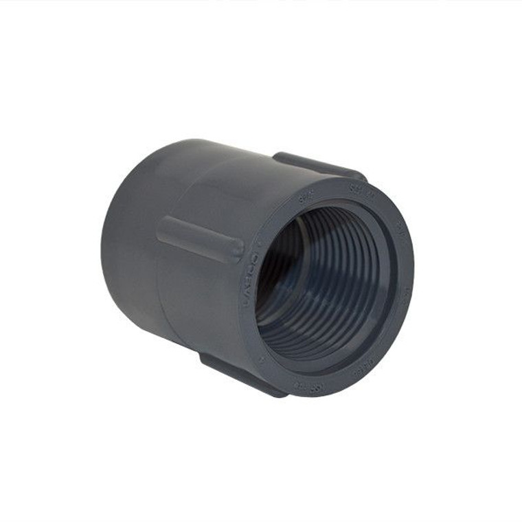 3/4" Schedule 40 Gray Coupling FPT x FPT (430-007-45)