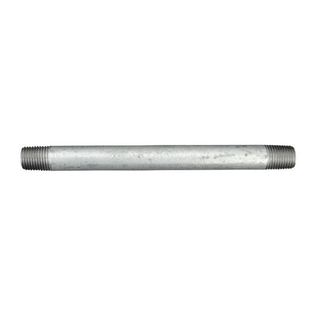 1/4" x 6" Galvanized Malleable Nipple - MNPT (GSN146 / 11260)