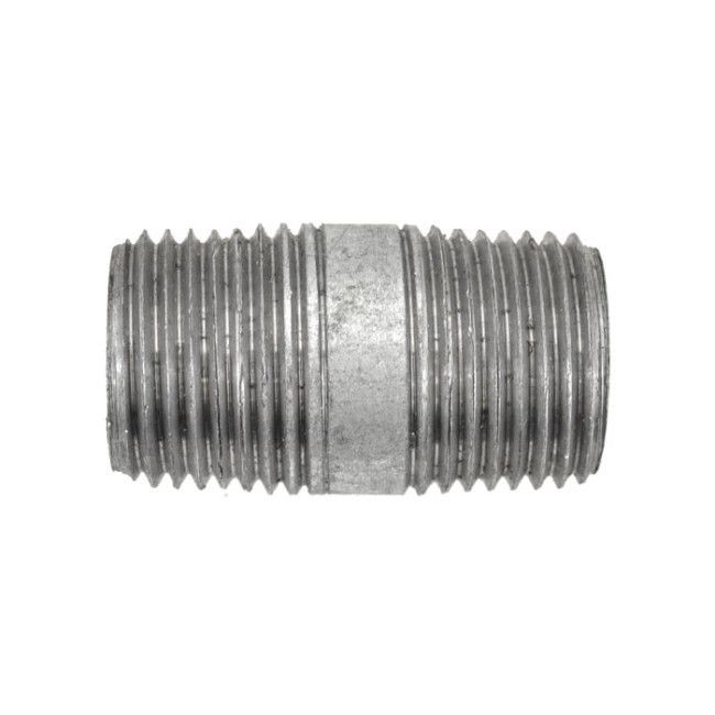 1/2" x 1-1/2" Galvanized Malleable Nipple - MNPT (GSN12112 / 11415)