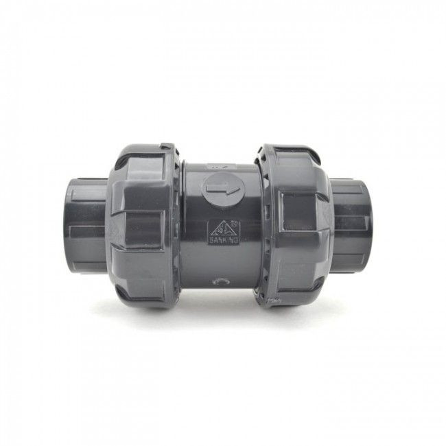 1 1/2" Flui-Pro CPVC Ball Check Valve - Socket & Threaded Ends