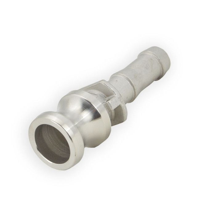 1/2" Flui-PRO 316 SS Camlock Fitting - Male Camlock x Hose Shank (FP-SS-E-50)