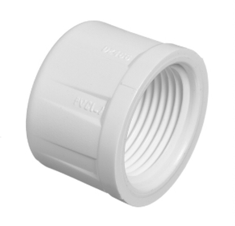 1 1/4" Cap Fipt PVC Fittings Schedule 40