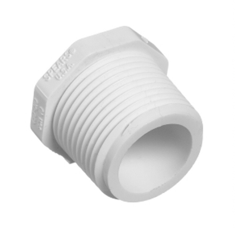 3/4" Plug Mipt PVC Fittings Schedule 40