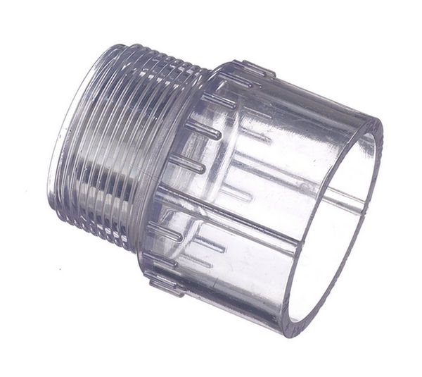 SCH 40 Clear Male Adapters Mipt x Slip