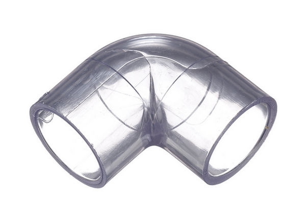 SCH 40 Clear 90° Elbows Slip x Slip