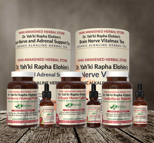 Dr. Yah’ki Rapha Elohim’s Brain and Nervous System Support Kit Dr. Yah’ki Rapha Elohim’s Brain and Nervous System Support Kit