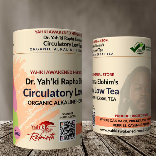 Dr. Yah'ki Rapha Elohim's Circulatory Low Herbal Tea