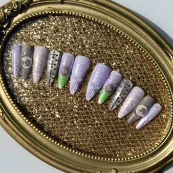 Star Twix Nails Anime Fruits Basket Yuki Sohma Inspired Nail Set