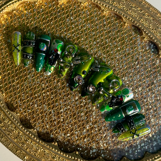 Star Twix Nails Anime Dramatical Murders Noiz Inspired Nail Set