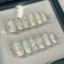 Star Twix Nails kiss of confetti press on nail set