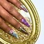 Star Twix Nails Anime Jojo's Bizarre Adventure Golden Wind Giorno Inspired Nail Set