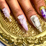 Star Twix Nails Anime Jojo's Bizarre Adventure Golden Wind Abacchio Inspired Nail Set