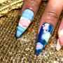 Star Twix Nails Anime Dramatical Murders Aoba Inspired Nail Set