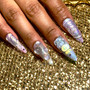 Star Twix Nails Anime Dramatical Murders Clear Inspired Nail Set