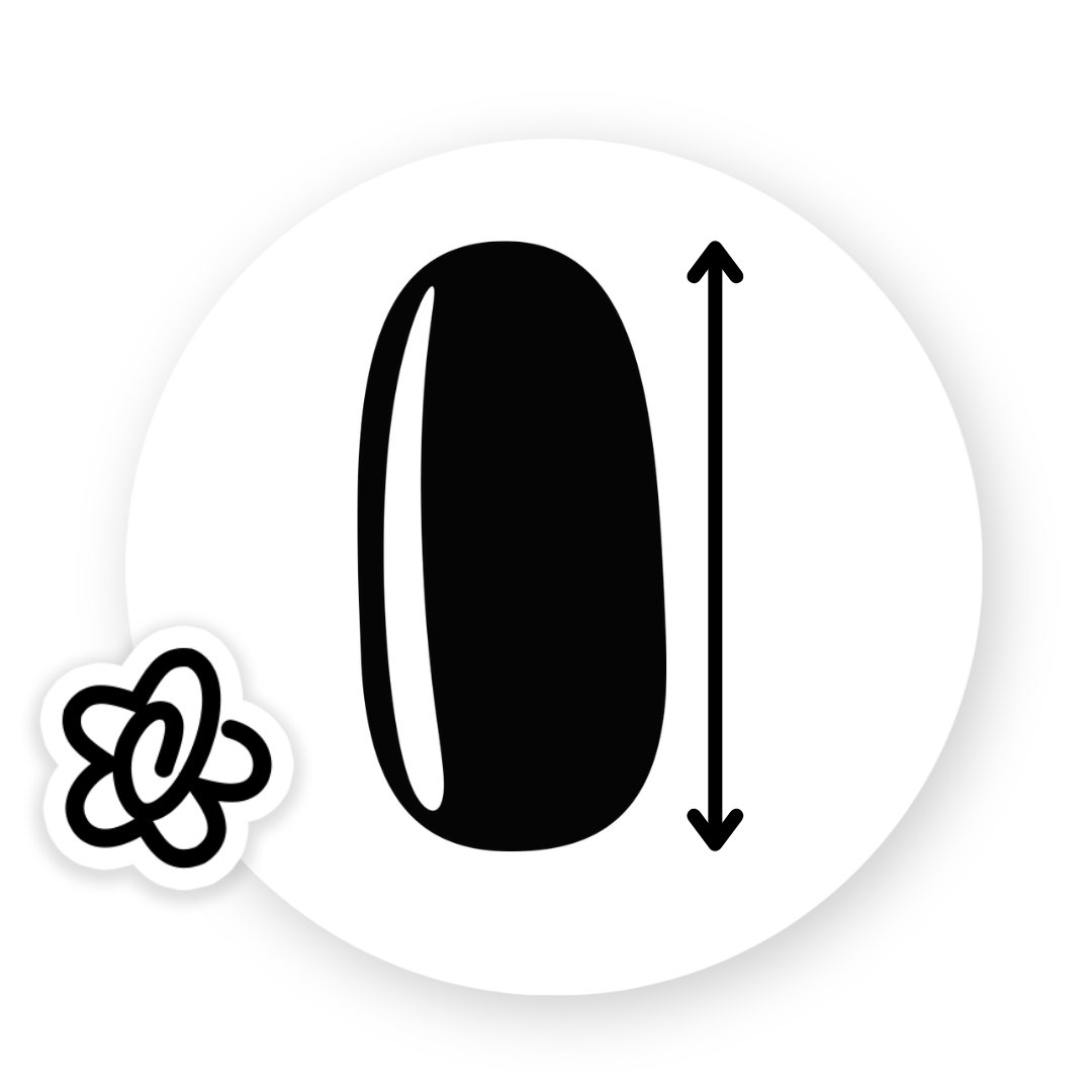 sizing kit: just pay shipping for a press on nail sizing kit to guide you!