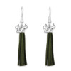 South Florida Bulls Tassel Logo Earrings