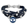 BYU Cougars Bracelet- Lindy Leather